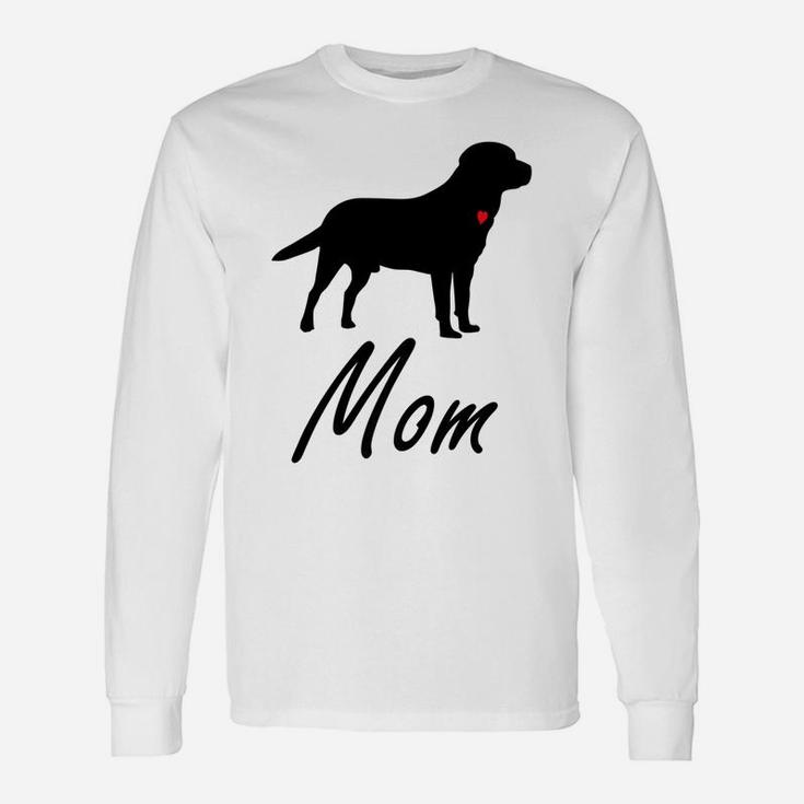 Labrador Retriever Dog Black Lab Mom Long Sleeve T-Shirt
