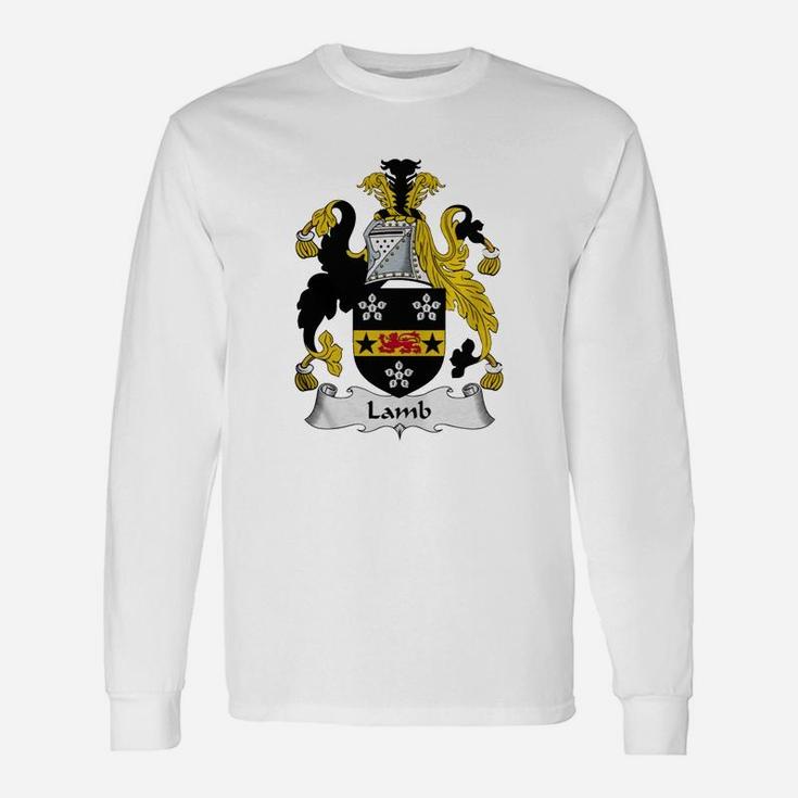 Lamb Crest British Crests Long Sleeve T-Shirt - Seseable