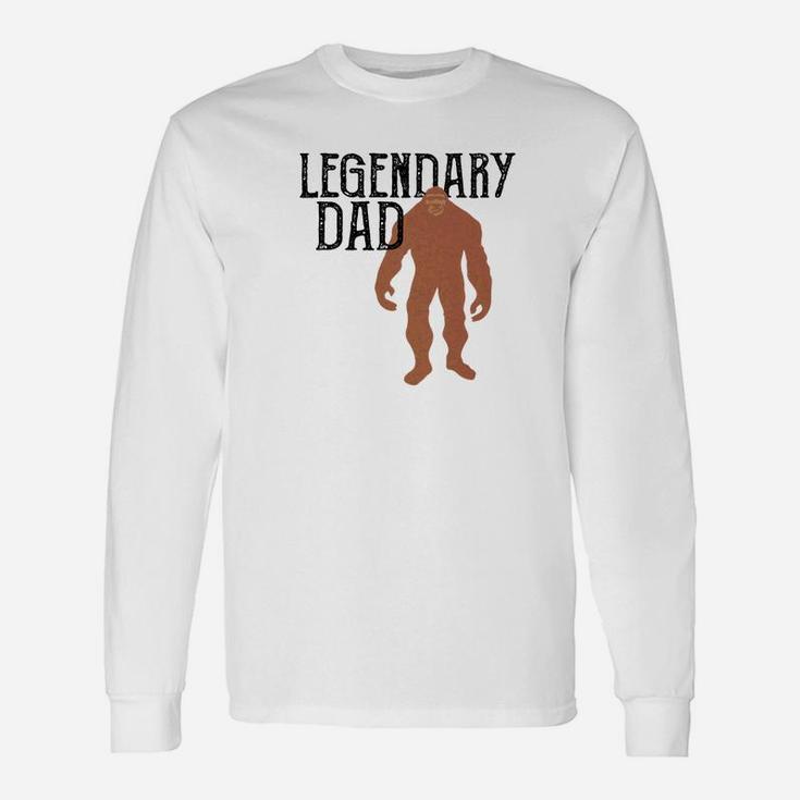 Legendary Dad Bigfoot Fathers Day Legend Premium Long Sleeve T-Shirt
