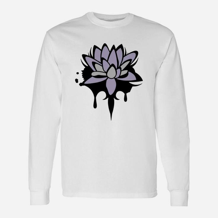 Lotus Flower Graffiti Accessories Long Sleeve T-Shirt
