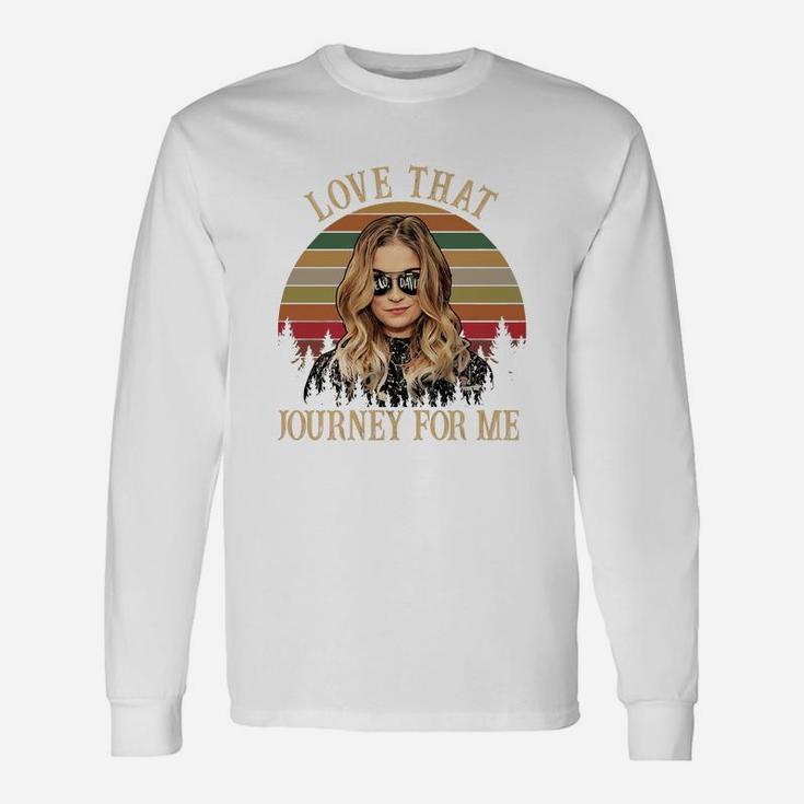 Love That Journey For Me Vintage Retro Long Sleeve T-Shirt
