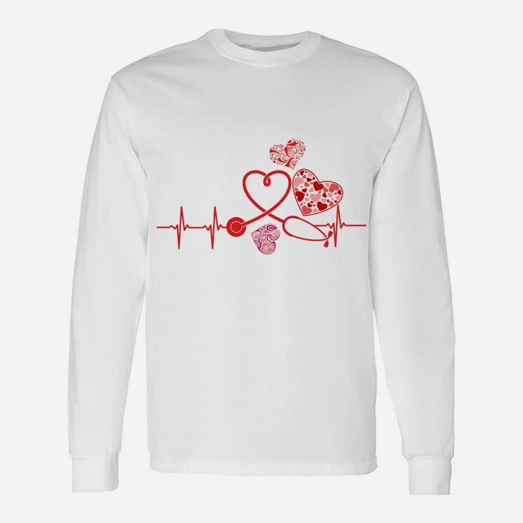 Love My Nurse Happy Valentines Day Long Sleeve T-Shirt