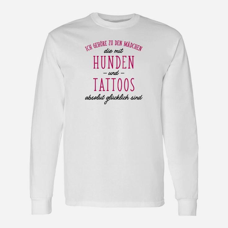 Madchen Sterben Mit Hunden Und Tattoos Langarmshirts