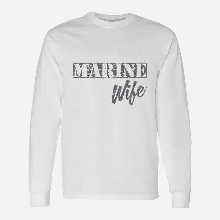Marine Wife Long Sleeve T-Shirt