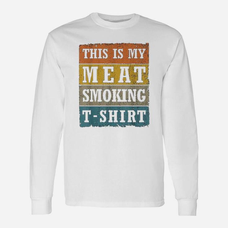 This Is My Meat Vintage Retro Bbq Long Sleeve T-Shirt