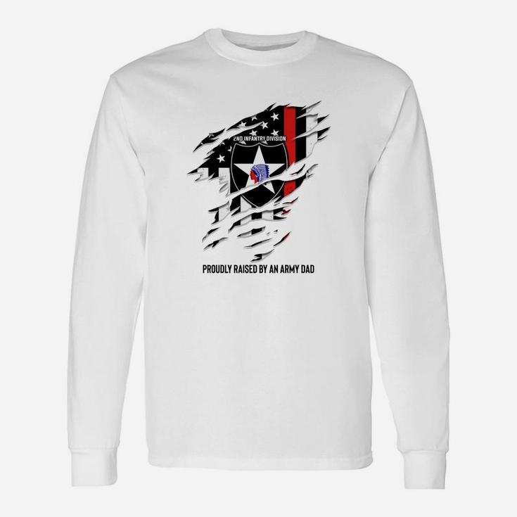 Meet My 2nd Infantry Division Dad Jobs Long Sleeve T-Shirt