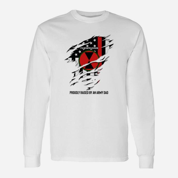 Meet My 7th Infantry Division Dad Jobs Long Sleeve T-Shirt