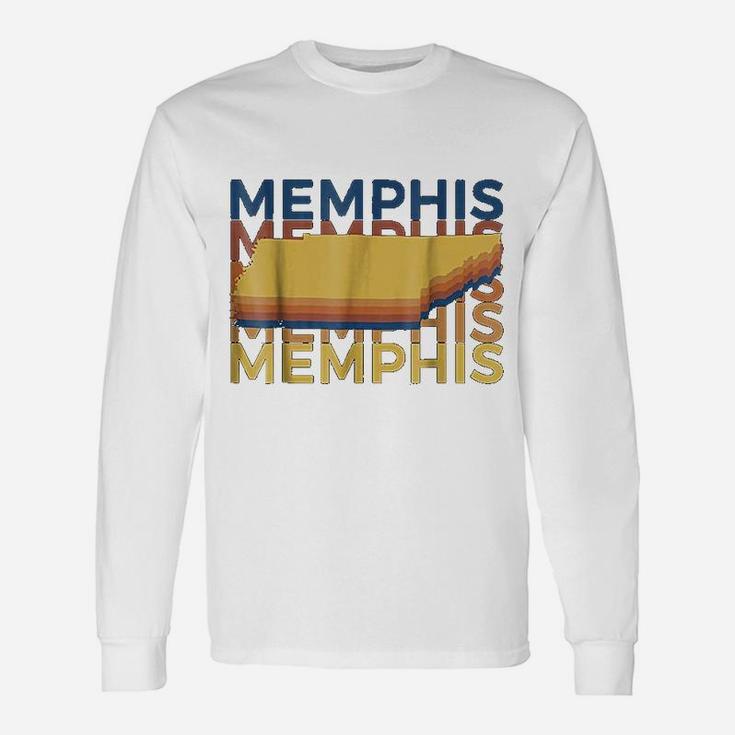 Memphis Tennessee Vintage Tn Repeat Long Sleeve T-Shirt