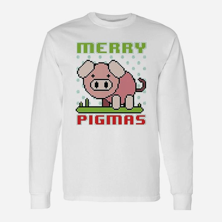 Merry Christmas Merry Pigmas Long Sleeve T-Shirt