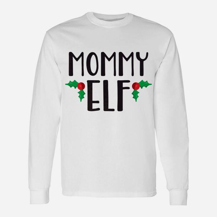 Mommy Elf Cute Christmas Elf Long Sleeve T-Shirt