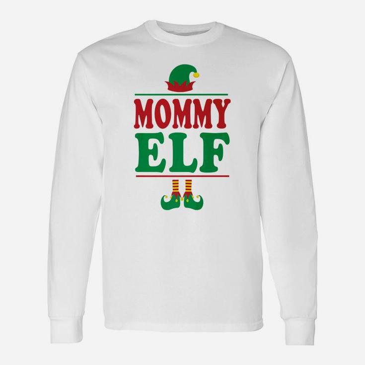 Mommy Elf Elf Ugly Christmas Long Sleeve T-Shirt