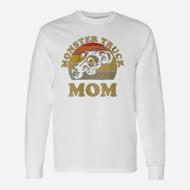 Monster Truck Mom Retro Vintage Monster Truck Long Sleeve T-Shirt