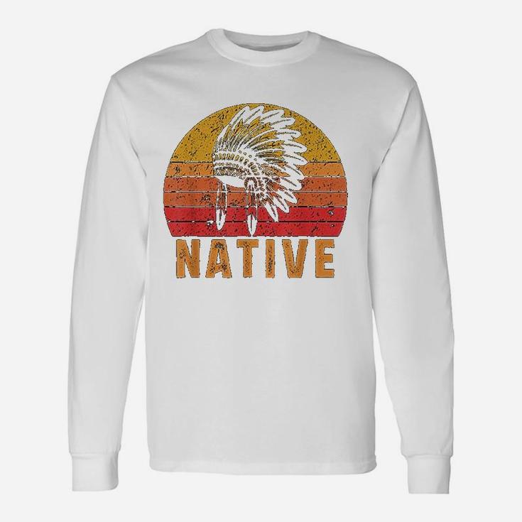 Native American Pride Vintage Native Indian Long Sleeve T-Shirt