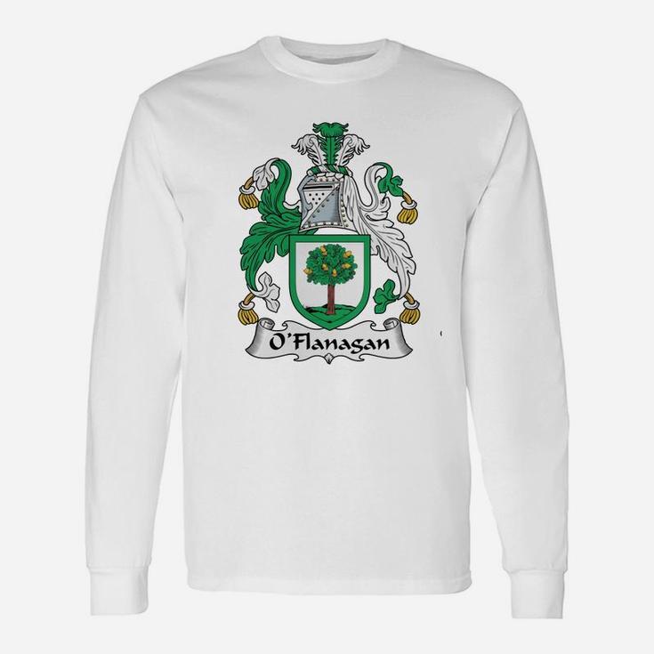 O'flanagan Coat Of Arms Irish Crests Long Sleeve T-Shirt