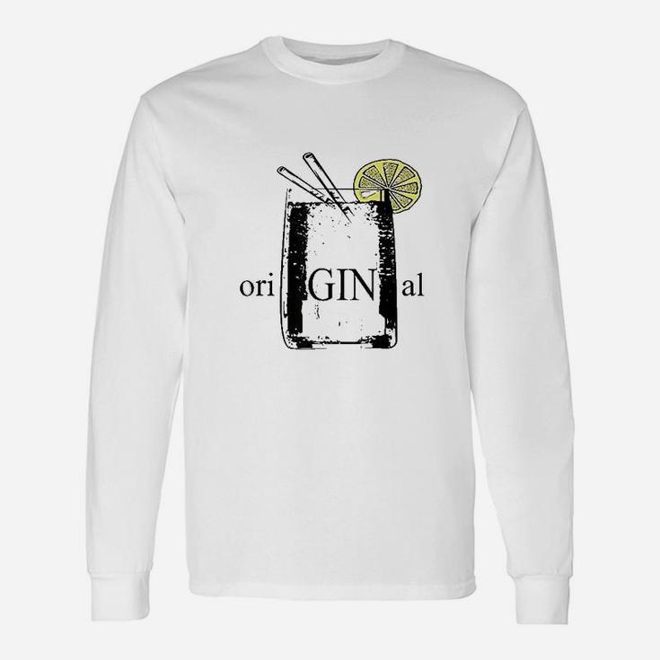Original Gin And Tonic Longdrink Pun Long Sleeve T-Shirt