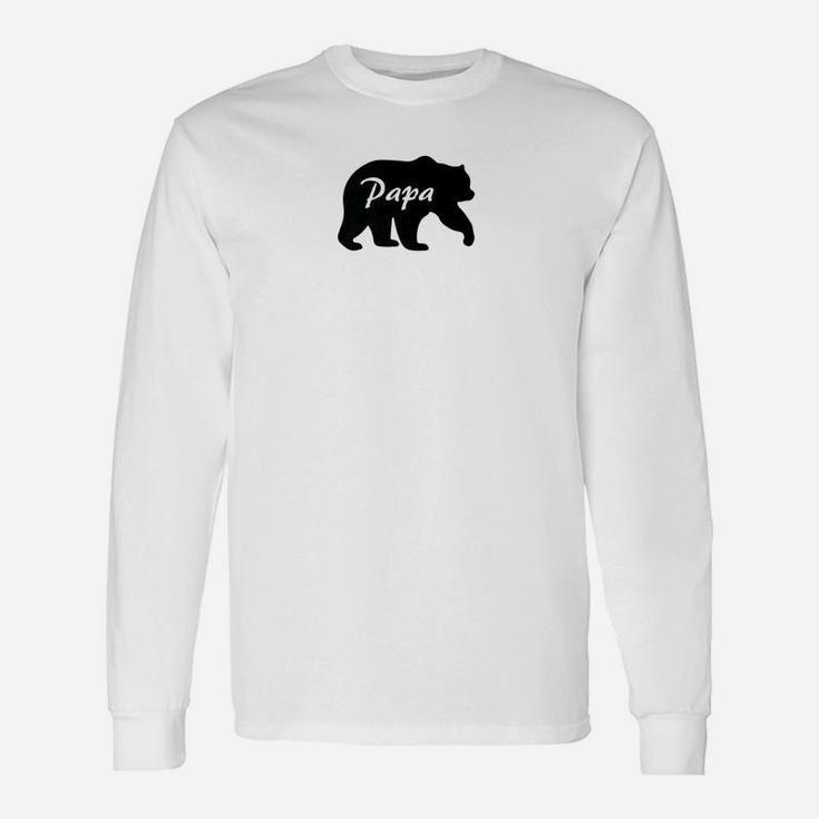Papa Bear Fun Parenting Protective Dad Long Sleeve T-Shirt