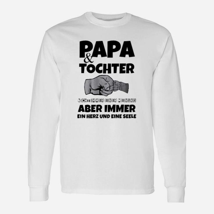 Papa & Tochter Herz und Seele Langarmshirts, Partnerschafts Design