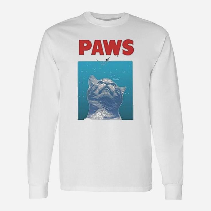 Paws Cat For Cat Lovers Long Sleeve T-Shirt