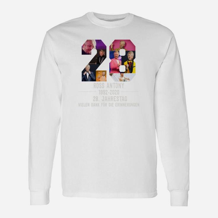 Personalisiertes Geburtstags-Langarmshirts mit Collage & Feiermotiv, Unikat Design