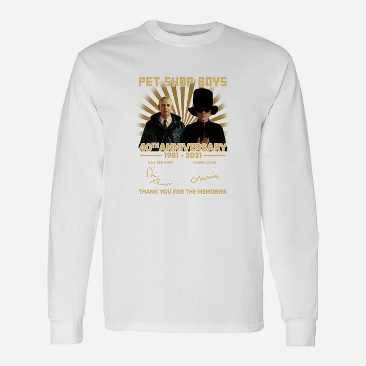 Pet Shop Boys Jubiläum Langarmshirts, Limitierte Edition Gedenk-Design