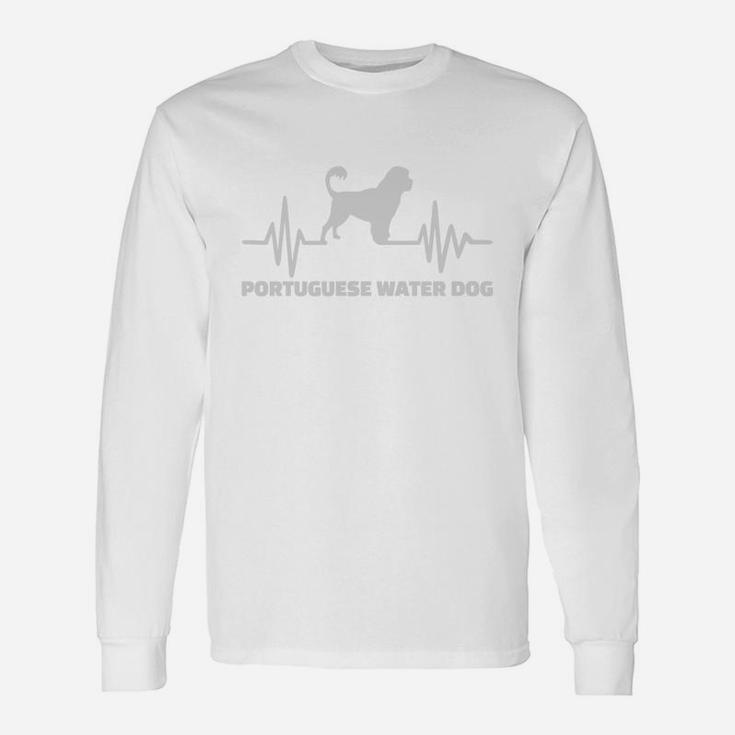 Portuguese Water Dog Heartbeat Long Sleeve T-Shirt