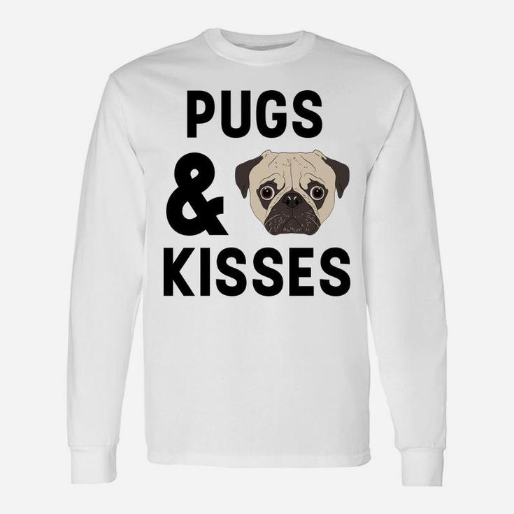 Pugs And Kisses Hugs Valentines Day Long Sleeve T-Shirt
