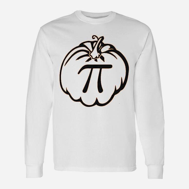 Pumpkin Pi Math Thanksgiving Fall Autumn Long Sleeve T-Shirt