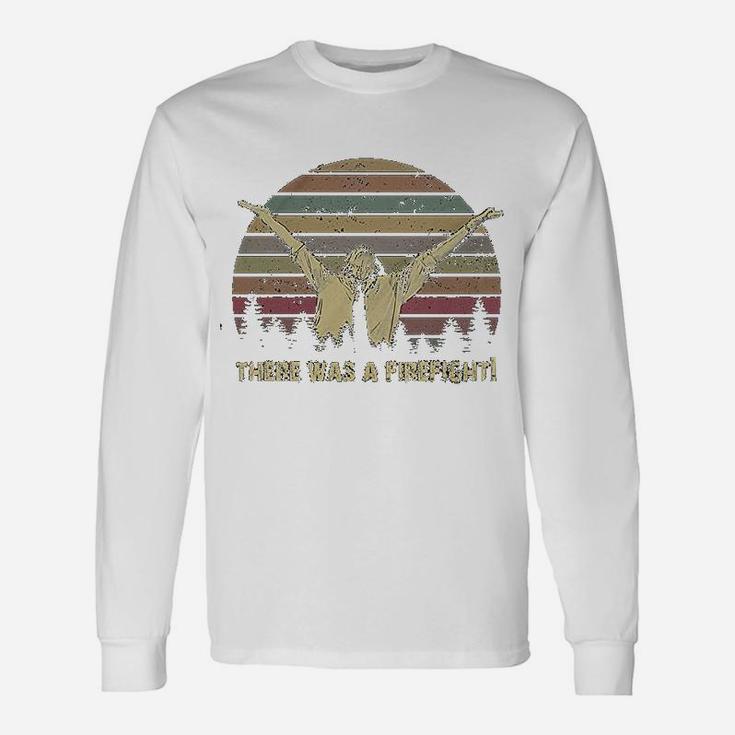 There Was A Firefight Vintage Long Sleeve T-Shirt
