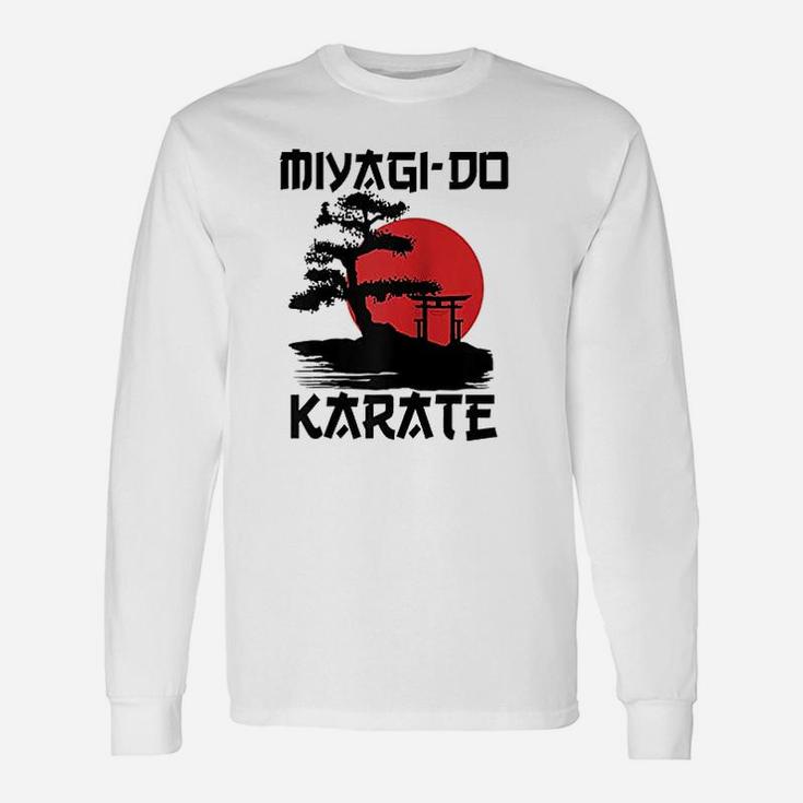 Retro Vintage Miyagi Do Karate Life Bonsai Tree Martial Arts Long Sleeve T-Shirt