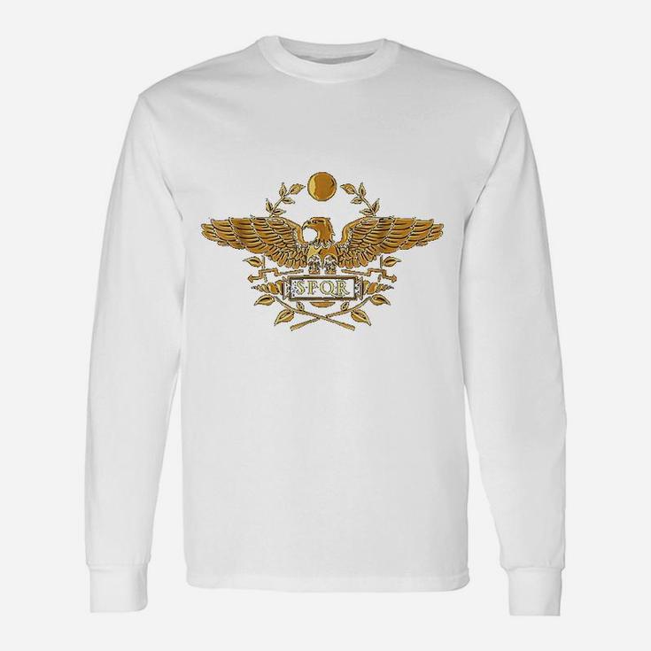 Roman Empire Gold Eagle Vintage History Long Sleeve T-Shirt