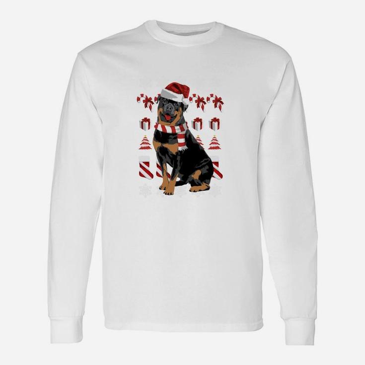 Rottweiler Weihnachtspulli Langarmshirts