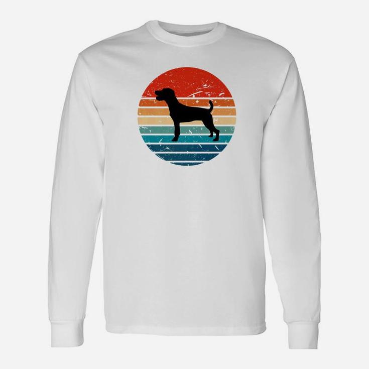 Russell Terrier Dog Shirt Retro Vintage 70s 80s Dog Long Sleeve T-Shirt