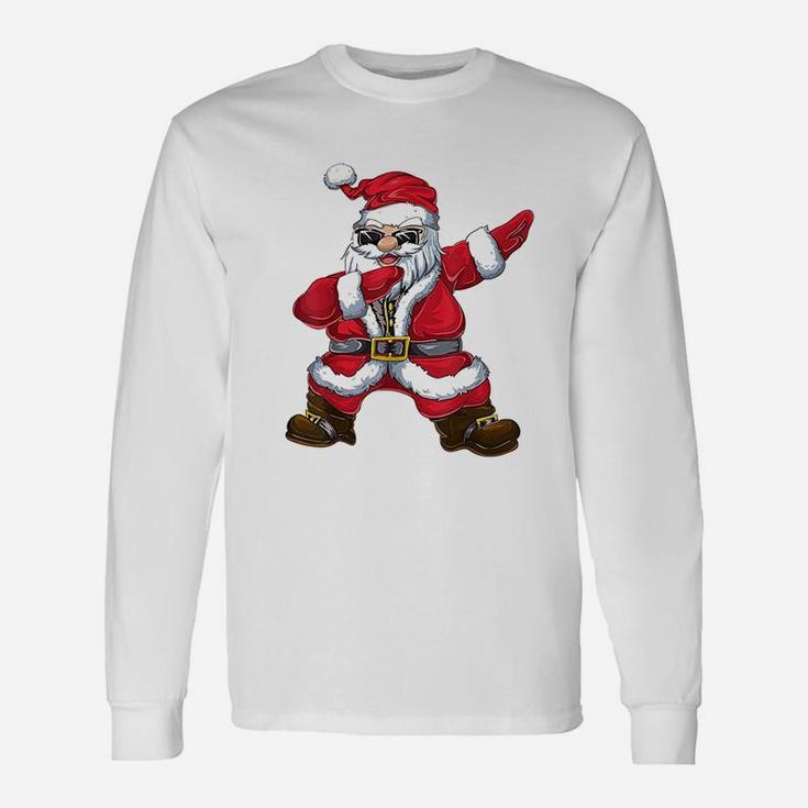 Santa Claus Dab Christmas Xmas Dabbing Santa Long Sleeve T-Shirt