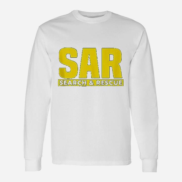 Search Rescue Crew Sar Emergency Response Team Uniform Long Sleeve T-Shirt