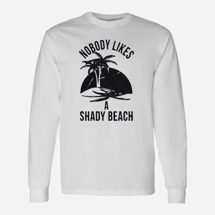 Shady Beach Cute Vacation Vintage Long Sleeve T-Shirt