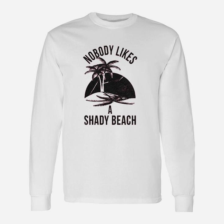 Shady Beach Cute Vacation Vintage Long Sleeve T-Shirt