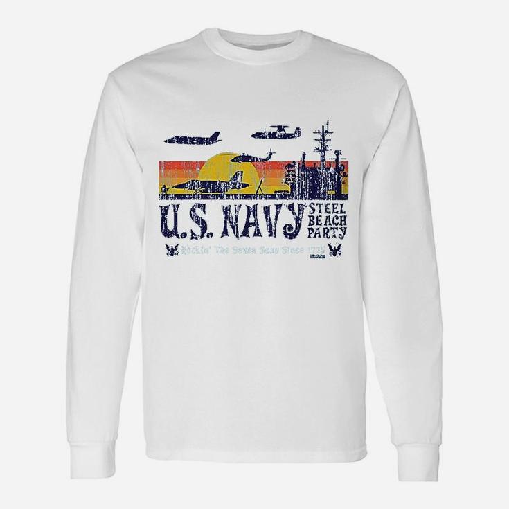 Sl Beach Party Us Navy Long Sleeve T-Shirt