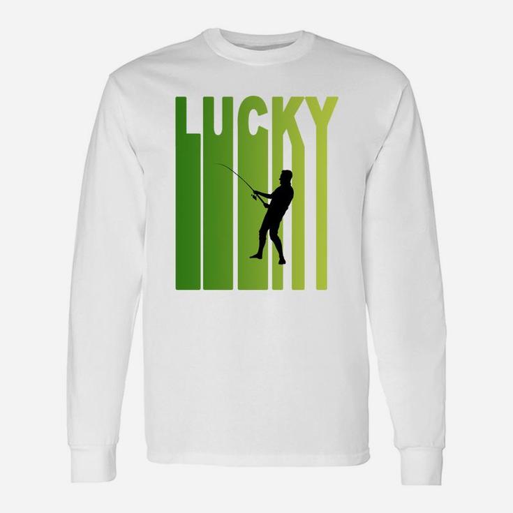 St Patricks Day Lucky Fishing Sport Lovers Long Sleeve T-Shirt