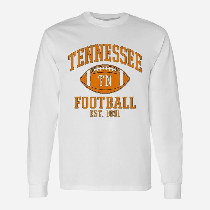 Tennessee Football Vintage Retro Long Sleeve T-Shirt