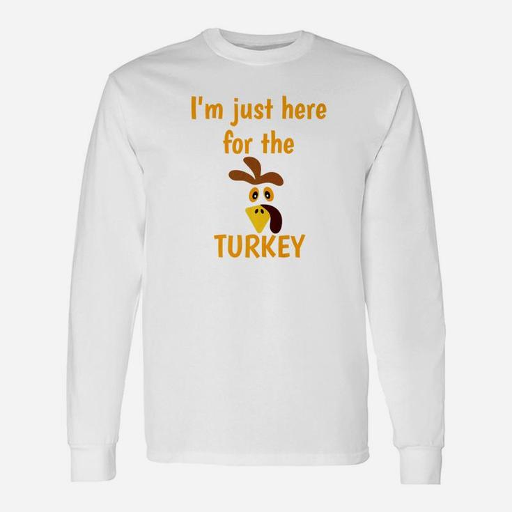 Thanksgiving Turkey Face Tee Long Sleeve T-Shirt
