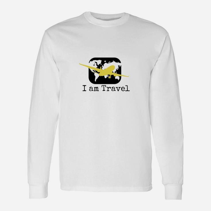 I Am Travel Travel Cup Long Sleeve T-Shirt