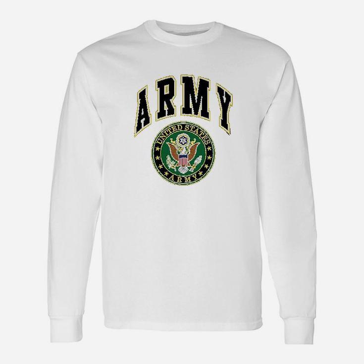 United States Army Army Crest Patriotic Long Sleeve T-Shirt