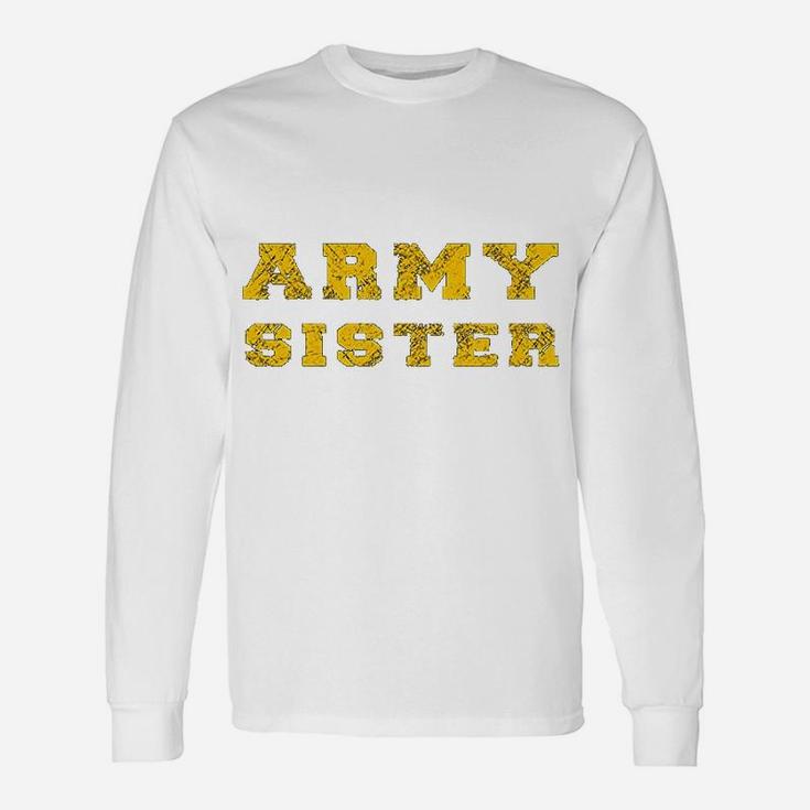 Us Army Proud Army Sister Long Sleeve T-Shirt