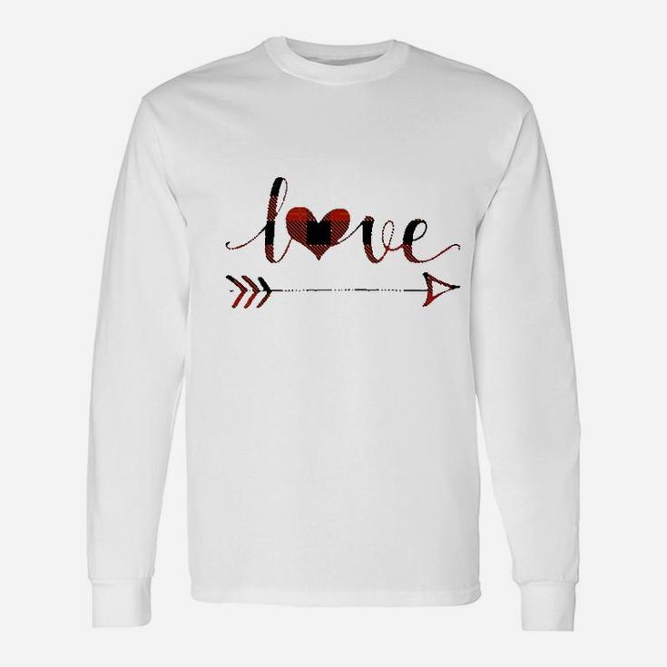 - Valentine's Day Shirt For Women Love Heart Print Long Sleeve T-Shirt