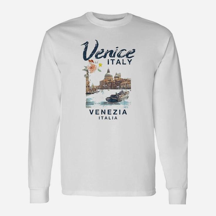 Venice Italy Venezia Italia Vintage Mens Back Print T-shirt