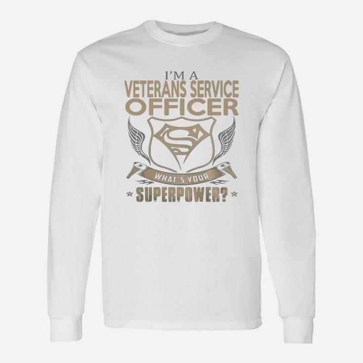 Veterans Service Officer Long Sleeve T-Shirt