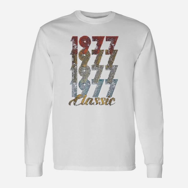 Vintage 1977 Classic 1970s Retro 70s Long Sleeve T-Shirt