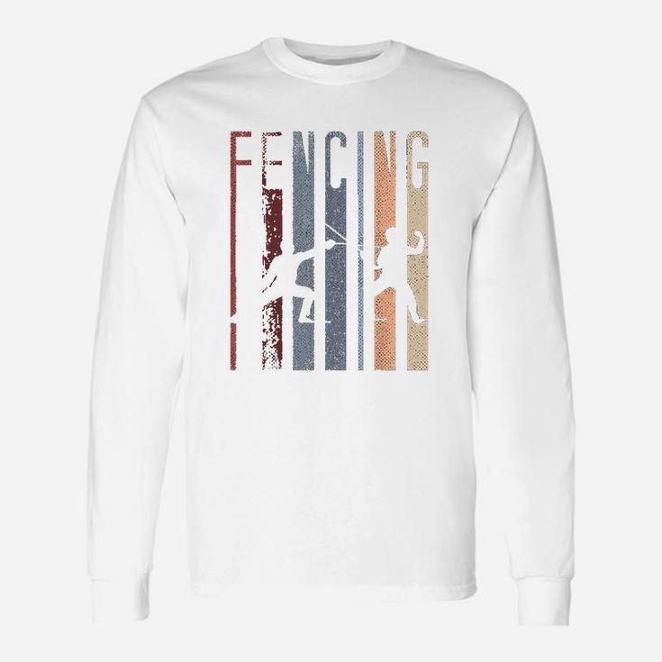 Vintage Fencing Long Sleeve T-Shirt