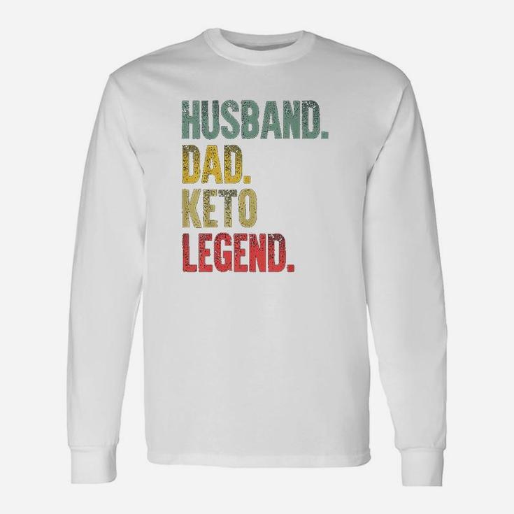 Vintage t Husband Dad Keto Legend Retro Long Sleeve T-Shirt