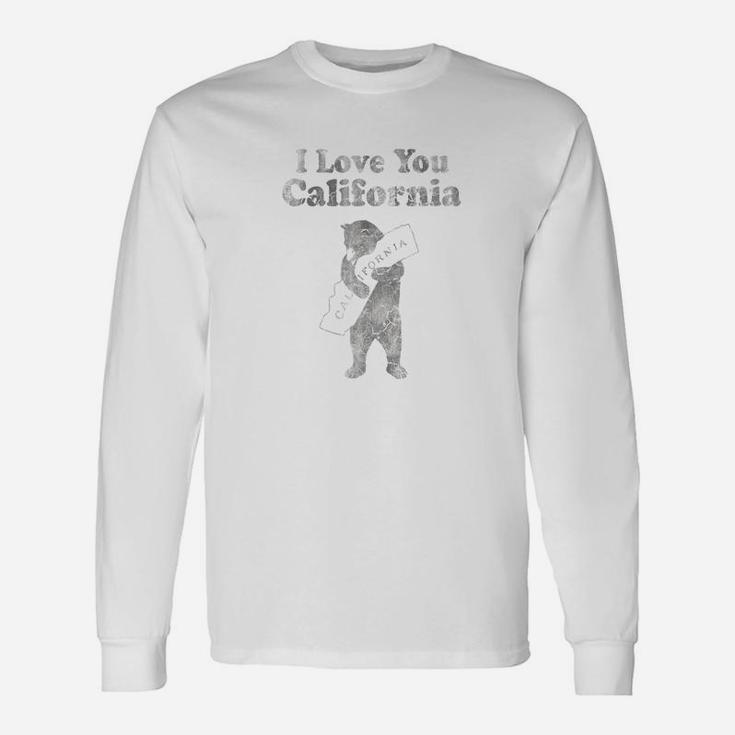 Vintage I Love You California Bear Long Sleeve T-Shirt